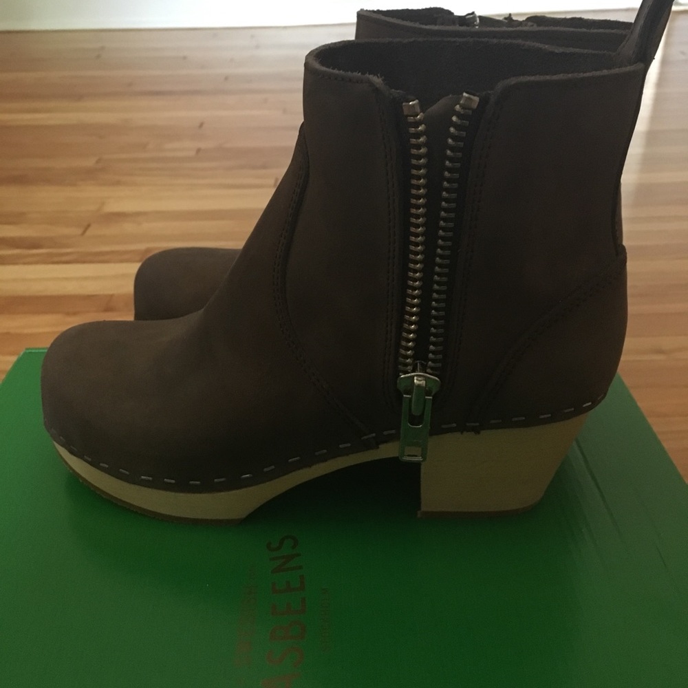 Swedish Hasbeens Zip It Emy boots